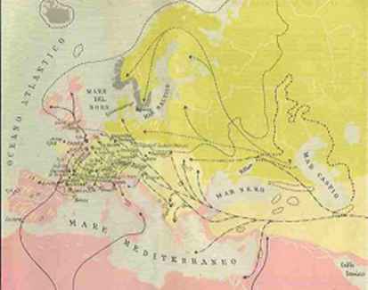 Carta dell'Europa preistorica
